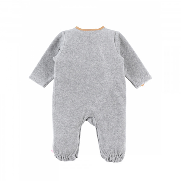 Pyjama bébé en velours babou & kendi - 6 mois Noukies