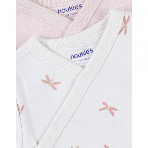 Lot de 2 bodies coton bio manches longues prématuré - popsie Noukies