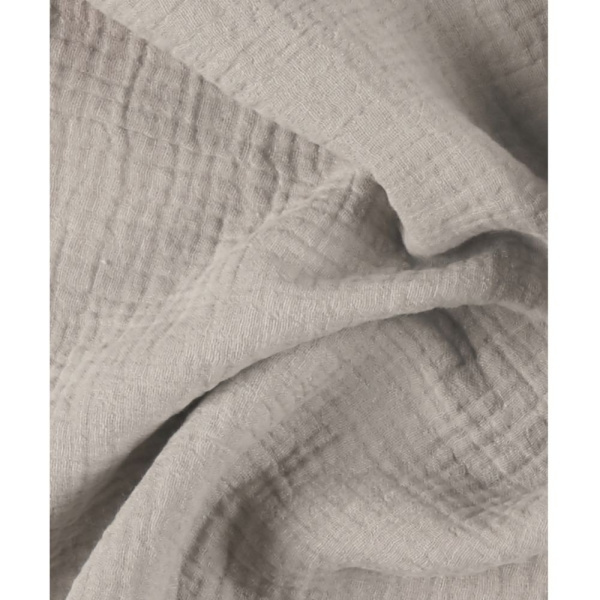 Lot de 2 langes 100 x 100 cm en mousseline de coton bio plumes de lune Noukies