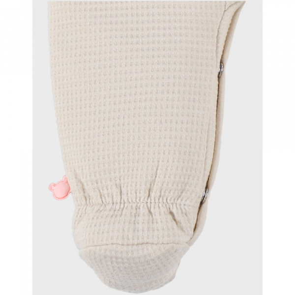 Pyjama dors-bien en coton beige 6m Noukies