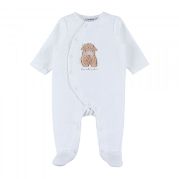 Pyjama bébé de naissance en velours fluffy Noukies