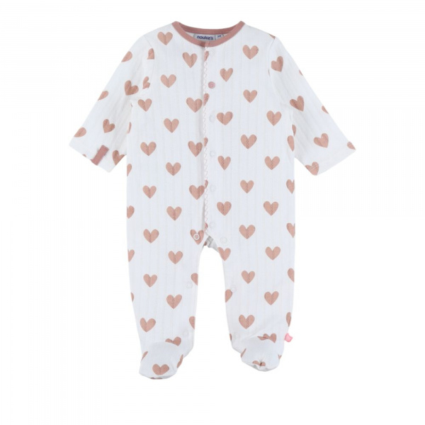 Pyjama bébé en jersey coton pointelle - 6m Noukies