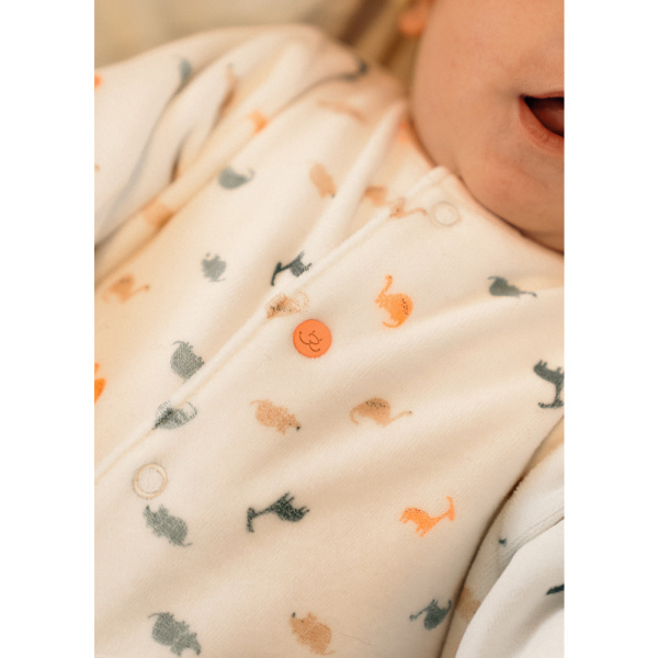 Lot de 2 pyjamas bébé en velours Noukies
