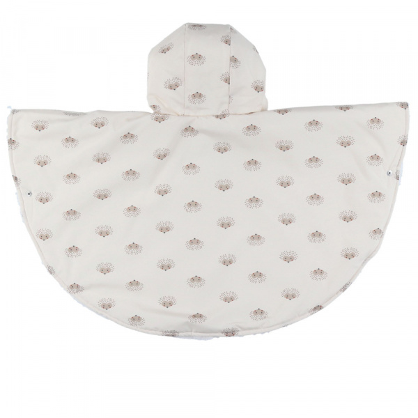 Poncho imperméable avec doublure rose - 18m mix and match Noukies
