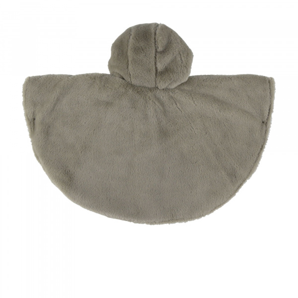 Poncho bébé fausse fourrure kaki 18m mix and match Noukies