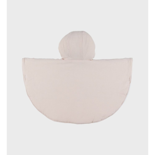 Housse de matelas à langer en coton bio beige Noukies