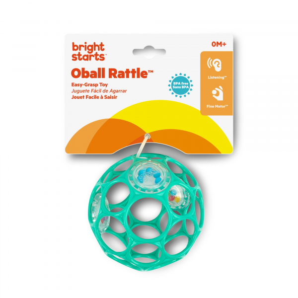 Hochet balle sensorielle - vert Oball