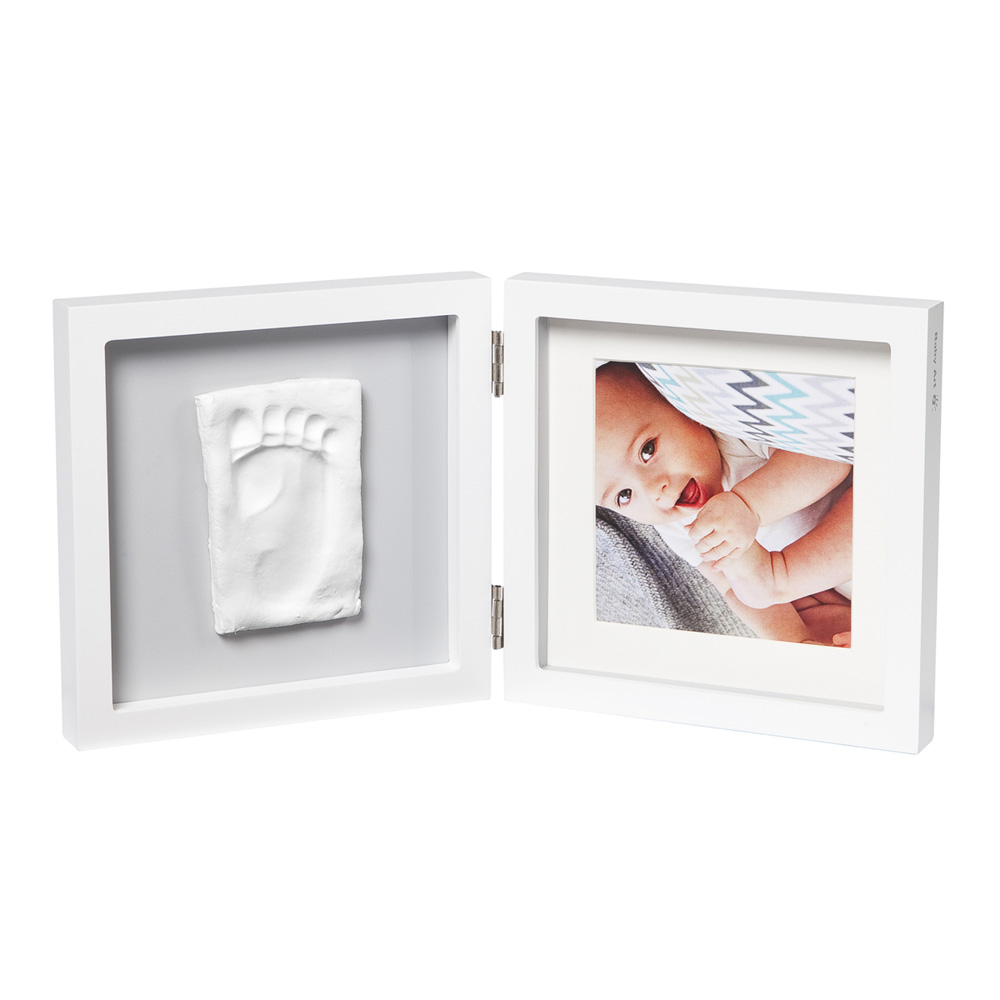 Cadre empreinte bébé 2 volets my baby style gris de Baby art sur