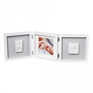 Cadre photo 3 volets my baby style gris