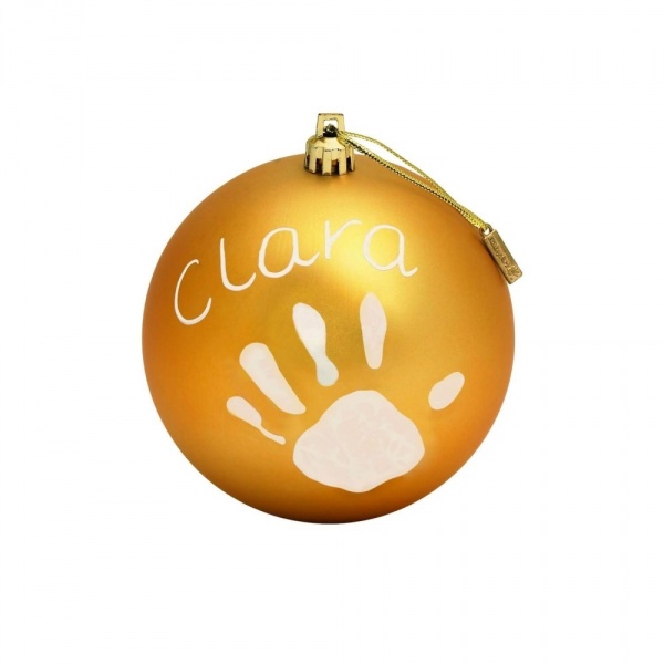 Boule de noel baby art or