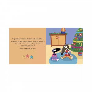 Livre enfant p'tit loup attend le père noël Auzou