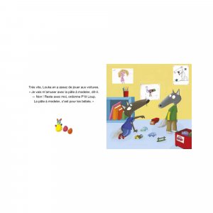 Livre enfant p'tit loup veut être le chef Auzou