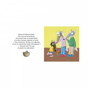 Livre enfant p'tit loup va chez papi et mamie Auzou