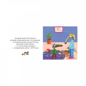 Livre enfant p'tit loup ne veut pas ranger Auzou