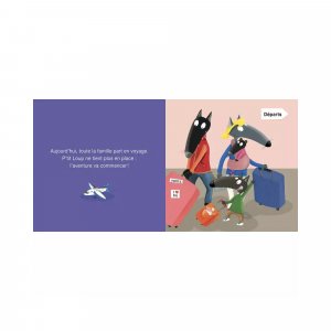 Livre enfant p'tit loup part en voyage Auzou