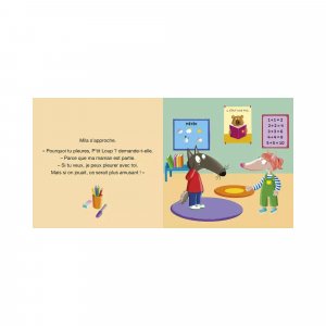 Livre enfant p'tit loup ne veut pas aller à l'école Auzou