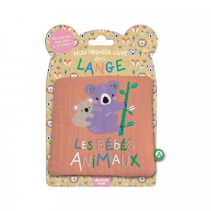 Livre en tissu enfant les bébés animaux Auzou