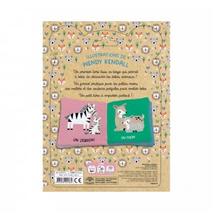 Livre en tissu enfant les bébés animaux Auzou