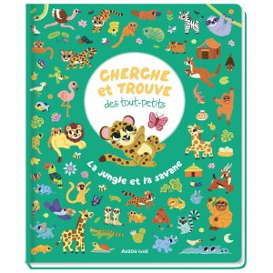 Livre collection cherche et trouve - la jungle et la savane Auzou