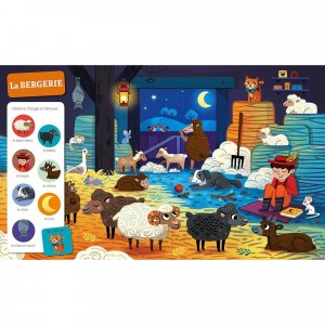 Livre collection cherche et trouve - a la ferme Auzou