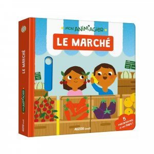 Livre enfant le marché Auzou