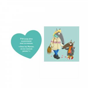 Livre enfant p'tit loup aime sa maman Auzou