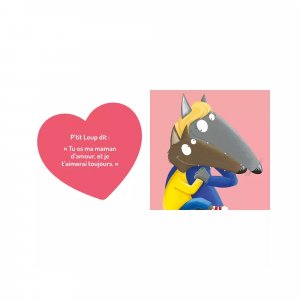 Livre enfant p'tit loup aime sa maman Auzou