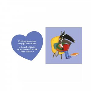 Livre enfant p'tit loup aime son papa Auzou