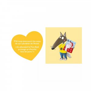 Livre enfant p'tit loup aime le père noël Auzou
