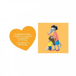 Livre enfant p'tit loup aime sa nounou Auzou