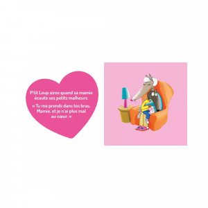 Livre enfant p'tit loup aime sa mamie Auzou