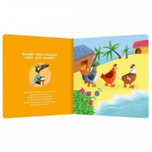 Livre sonore mes comptines reggae avec p'tit loup Auzou