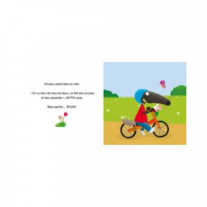 Livre enfant p'tit loup aime son doudou Auzou