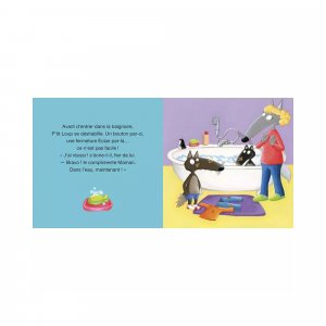 Livre enfant p'tit loup se lave tout seul Auzou