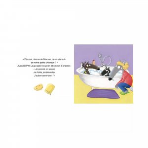 Livre enfant p'tit loup se lave tout seul Auzou