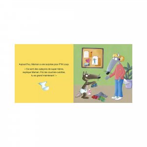 Livre enfant p'tit loup ne met plus de couches Auzou