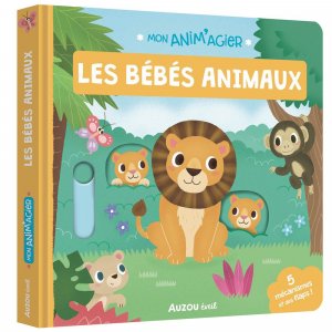 Livre enfant mon anim'agier les bébés animaux Auzou