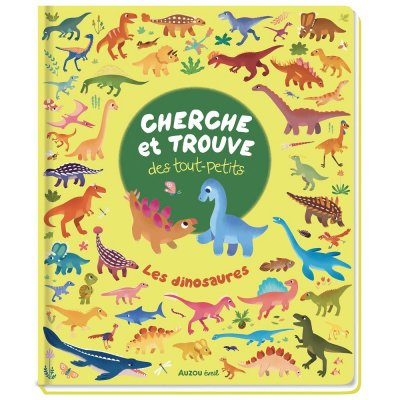 Livre collection cherche et trouve - les dinosaures