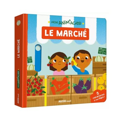 Livre enfant le marché