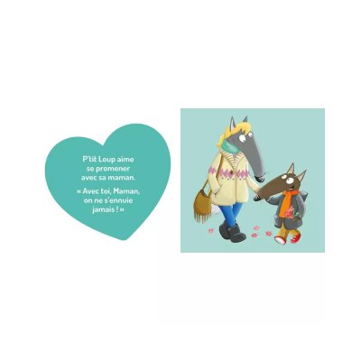 Livre enfant p'tit loup aime sa maman
