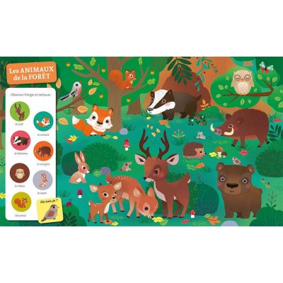 Livre collection cherche et trouve - chez les animaux