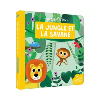 Livre enfant la jungle et la savane