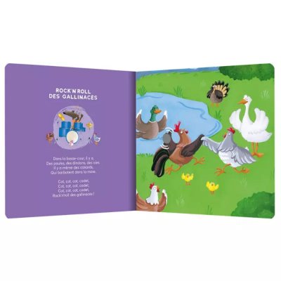 Livre sonore mes comptines rock avec p'tit loup