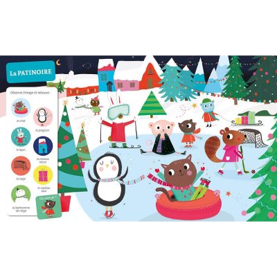 Livre collection cherche et trouve - dans le froid