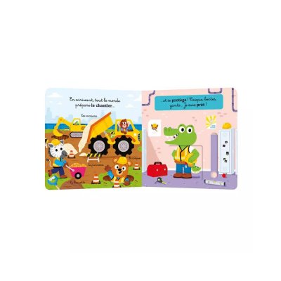 Livre enfant le chantier