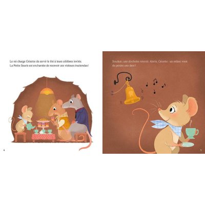 Livre enfant collection grisette - la petit souris part en mission