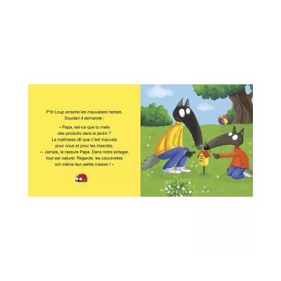 Livre enfant p'tit loup sauve la planète