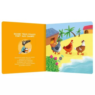 Livre sonore mes comptines reggae avec p'tit loup