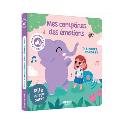 Livre sonore mes comptines des émotions