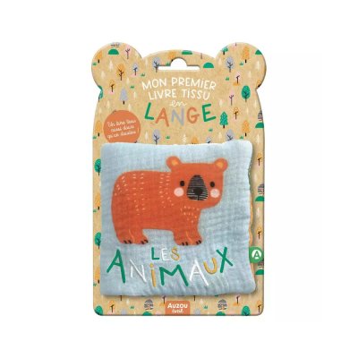 Livre en tissu enfant les animaux